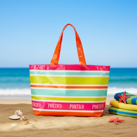 Bolsa Tejida de PP a Precio Económico, Bolsa de Compras de Tela de Polipropileno Reciclado con Diseño Personalizado para Campañas de Promoción de Cadenas de Supermercados