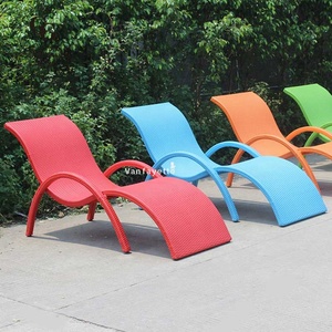 Sillas de salón de ratán para jardín, coloridas, personalizadas, clásicas, compra de tumbonas de proveedor Chino, gran oferta, buena calidad - Product Image 1
