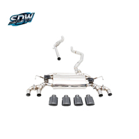 Système d'échappement haute performance premium avec commande électronique des soupapes pour mise à niveau Land Rover Range Rover Sport SVR L494 V8