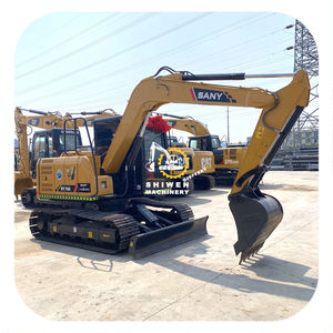 Mini excavadora SANY SY75C usada hecha en China, motor Isuzu de alta calidad, precio bajo, envío gratis, incluidos componentes SY60C SY55C - Product Image 1