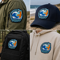 Écussons en caoutchouc 3D personnalisés et écologiques avec options de fixation auto-agrippante, thermocollante ou à coudre pour vêtements, sacs et chaussures