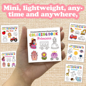 Piccolo simpatico e accogliente 50 P audaci e facili adulti <span class=keywords><strong>da</strong></span> colorare animali educativi per bambini stampa <span class=keywords><strong>di</strong></span> attività Mini libro <span class=keywords><strong>di</strong></span> carta con rilegatura - Product Image 5