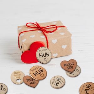 Jetons en bois, souvenirs en bois, rappels de poche pour la famille, les amis, les collègues, cadeaux d'amour pour les célébrations - Product Image 4