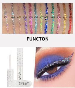 อายไลเนอร์ชนิดน้ำ,อายไลเนอร์ชนิดน้ำสมูทเมทัลลิกเครื่องสำอาง Eye Beauty - Product Image 4