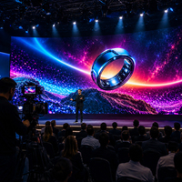 Pantalla LED para Video Wall de Conferencias Serie DDW, P3.91, 500*1000mm, 500*500mm, a Todo Color, Alto Brillo, IP65, para Exhibición en Salas Comerciales