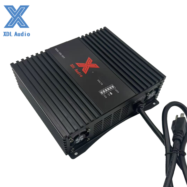 Charger Class D Mono Amplifier 14.4V 1600W Power Supply 10Hz-60kHz Frequency HD Radio Built-in Speaker Compatible