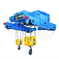Palan à câble métallique européen de 20 tonnes Grue à cargaison Machine de levage Chariot à câble électrique