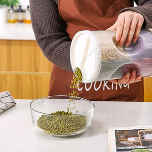 Contenedores de Almacenamiento de Alimentos Herméticos al por Mayor LT003, Recipientes de Plástico para Cereales con Tapas, Organizador de Despensa de Cocina - Product Image 4