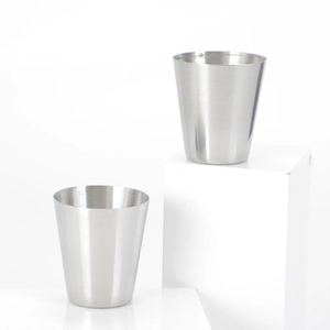 Wholesale <b>Stainless</b> Steel <b>Glasses</b> Drinking Vessel Camping Travel Coffee Tea Cup for Whiskey Tequila Liquor - Product Image 4