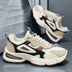 Chaussures de sport décontractées pour hommes, nouvelle collection, logo personnalisé, hiver/printemps, lacets, maille légère, confortables, respirantes, baskets de marche - Product Image 5