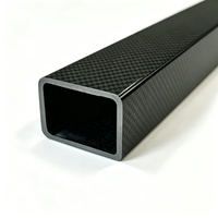 Tube en fibre de carbone durable sur mesure en gros, 38mm 45mm 50mm 57mm 60mm, taille personnalisée, surface 3K unie brillante pour rig d'appareil photo / drone