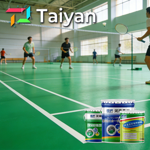 Revestimiento de Piso Epóxico de <span class=keywords><strong>Terrazo</strong></span> Autonivelante y Ecológico para <span class=keywords><strong>Pintar</strong></span> con Brocha o Rodillo, Pintura Líquida Acrílica Resistente al Calor, Revestimiento Plástico - Product Image 3