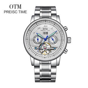 Orologio Meccanico Automatico da Uomo OEM MOD con <span class=keywords><strong>Volano</strong></span>, Impermeabile, Lancette Luminescenti, Cinturino in Acciaio Inossidabile e Chiusura a Farfalla - Product Image 6