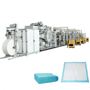 Máquina descartável para cama de pacientes, equipamento absorvente de produção de cuidados de higiene, lençol/almofada