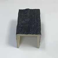 Moulures de plafond en bois décoratives en PU, faux poutres en bois, écologiques, résistantes à l'humidité, installation facile, design moderne, villa, hôtel