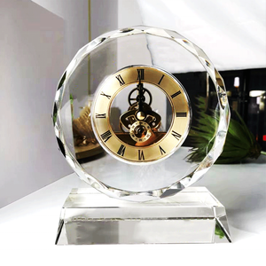 Biểu tượng tùy chỉnh pha lê bảng đồng hồ thủy tinh kim tự tháp kim cương bàn Trophy DIY cơ khí ủng hộ đám cưới của khách quà lưu niệm - Product Image 2