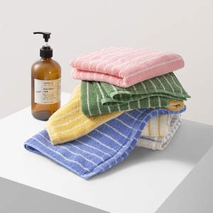 <span class=keywords><strong>Toalla</strong></span> Facial y de Manos de Algodón Puro con Rayas Finas, Antibacteriana, Suave para la Piel, Tejido Liso, 34x74CM, Superventas Transfronteriza - Product Image 4