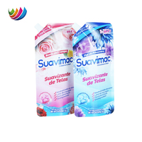 Logo personnalisé Savon Shampooing Détergent Vaisselle Liquide Poche 500ml 800ml Plastique Doypack Détergent à lessive Bec Poche