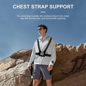 กล้องแอคชั่นแบบแฮนด์ฟรีขนาดเล็กพร้อมแท่นยึดแม่เหล็ก 136 °   การมองเห็นในเวลากลางคืนแบบมุมกว้าง IP67 กันน้ำสำหรับการเดินป่าดำน้ำ - Product Image 5