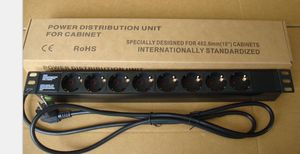 Aangepaste 19 inch 8-weg 1U Duitse stekker rackmount <span class=keywords><strong>PDU</strong></span> voor computerruimte - Product Image 4