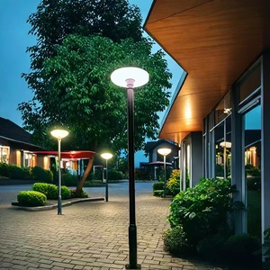 Lampes solaires LED pour cour, lampadaire solaire Mono Si 50000 heures, éclairage extérieur étanche pour parc, jardin, villa, aménagement paysager - Product Image 2