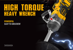 Llave <span class=keywords><strong>de</strong></span> <span class=keywords><strong>Impacto</strong></span> Industrial Inalámbrica GSFixTOP <span class=keywords><strong>de</strong></span> <span class=keywords><strong>1</strong></span> <span class=keywords><strong>Pulgada</strong></span>, 3000 Nm, 21 V, Alto Torque, para Pernos Grandes M32-M60 - Product Image 6