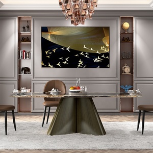 Bàn cơ sở nhà hàng gang bàn ăn cơ sở phần cứng <span class=keywords><strong>wrought</strong></span> sắt bàn ăn cơ sở - Product Image 3