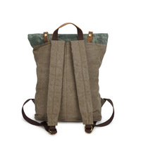 Sac à dos rétro en toile cirée, sac à dos imperméable pour ordinateur portable pour hommes