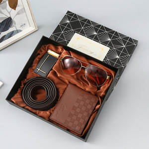 Set de <span class=keywords><strong>Regalo</strong></span> de Lujo para Hombre con Logotipo Personalizado 2026: Reloj, Cinturón, Cartera, Gafas de Sol, Llavero y Caja Premium para <span class=keywords><strong>Padre</strong></span> o Esposo en su Cumpleaños - Product Image 2