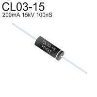 Lorida Haute Qualité CL03-15 200Ma 15Kv 100Ns Redresseur Diode 1 Amp Doublement Haute Tension Redresseur Diode CL03-15