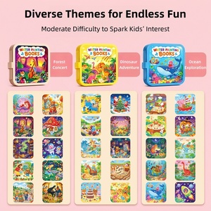 Livre de coloriage et de <span class=keywords><strong>dessin</strong></span> <span class=keywords><strong>à</strong></span> l'eau magique pour enfants, thèmes Forêt, Dinosaures et Océan, couverture rigide, apprentissage précoce - Product Image 5