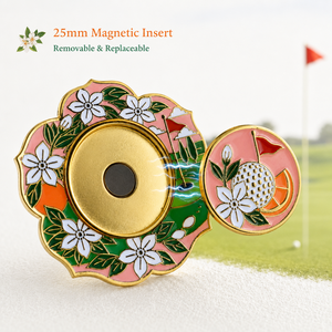 Double-Sided <b>Golf</b> Ball Marker Magnetic Removable Design for Club Souvenir Tournament and Retail Shops - Product Image 3