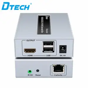 HD 4k 1080p IP kvm HDMI extender with Cat5 Cat6e network cable interface and AV audio interface