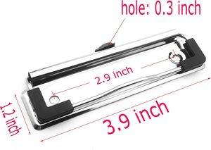 Pince de fixation en plastique noir économique de 80 mm pour classeurs, pince à papier, pince à stylo, pince plate pour tableau de bord, disponible en 70 mm, 100 mm, 120 mm - Product Image 4