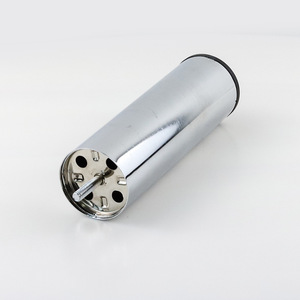 Cylindrical Straight Furniture <b>Leg</b> 50mm60mm Cold-Rolled Steel Heavy Duty Bed Support - Product Image 1