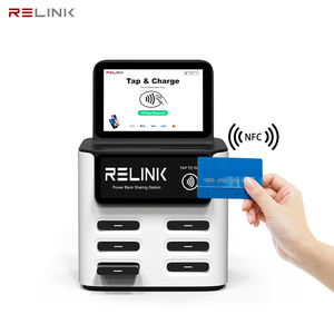 ตู้เช่าพาวเวอร์แบงค์สาธารณะ 6 ช่อง ความจุ 5000mAh พร้อมระบบชำระเงินด้วยบัตร NFC สถานีเช่าอัจฉริยะ รองรับการชาร์จเร็ว 40W หน้าจอ LED - Product Image 1