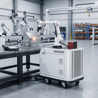 Bras robotisé industriel DONSIN, équipement de soudage MIG, poste de travail de soudage collaboratif entièrement automatique