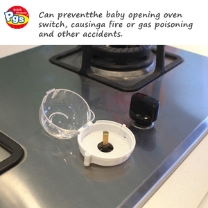 PRODIGY New Baby-Proof Locks for <b>Oven</b> <b>Knob</b> Protective ABS Plastic Locks to Keep Babies Safe in Kitchen for New Baby Bathroom - Product Image 5