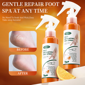 Spray Esfoliante Purificante all'Acido Salicilico <span class=keywords><strong>e</strong></span> Curcuma per la Cura di Mani <span class=keywords><strong>e</strong></span> Piedi, per Talloni Screpolati - Product Image 4