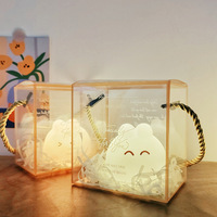 Veilleuse Lapin Mignon, Jouet Populaire pour Marché Nocturne, Lampe d'Ambiance Fille Cartoon, Cadeau pour Événements Festifs