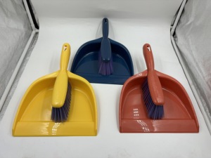 Set <span class=keywords><strong>di</strong></span> <span class=keywords><strong>scopa</strong></span> e palette a manico lungo in gomma antivento per uso domestico ristorante ufficio ospedale fabbricato spazzola in plastica - Product Image 3