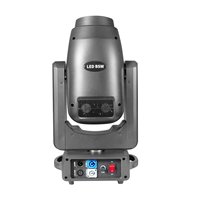 LED 300W 3-in-1 Muster Moving Head 9 Farben+Weiß Regenbogeneffekt 0-100% Linear Dimmbar 1-25Hz Multi-Strobe DMX512-Steuerung