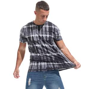 Vente en gros T-shirt rétro pour hommes en coton lourd imprimé vieilli avec logo personnalisé mode urbaine - Product Image 4