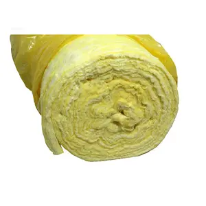Aluminium Foil Lined Fiberglass Insulation Blanket Soundproof Glass Wool Roll for Thermal Insulation