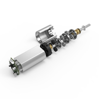 Moteur pas à pas à engrenages Zhaowei OEM Micro 16mm 15W DC, couple élevé, faible régime 20 tr/min, pour robot de compagnie