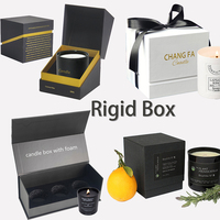 Coffret Cadeau de Luxe Personnalisé pour Bougie de Demoiselle d'Honneur avec Calage