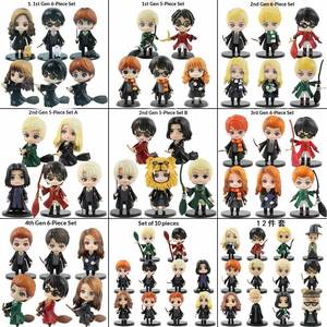 Versione Q per Action Figure di <span class=keywords><strong>Harry</strong></span> <span class=keywords><strong>Potter</strong></span>, Hermione e Ron, Personaggi in PVC per Decorazione Giocattoli - Product Image 2
