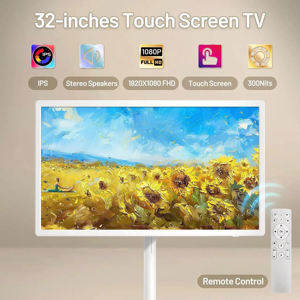 Téléviseur intelligent rotatif HD 32 pouces pour diffusion en direct, réglable en hauteur, Android, avec batterie intégrée, écran tactile et interface USB - Product Image 5