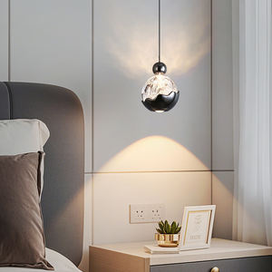 Luce a sospensione da comodino moderna italiana minimalista 7W Smart Lift & Stop con sensore per spazzare le mani, 3CCT, luce su e giù - Product Image 2