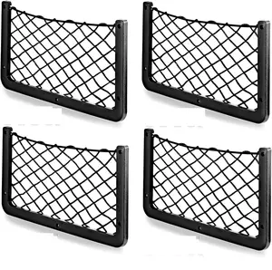 Auto Abs Plastic Frame Bagage Opbergnet Houder Zak Organizer Netto Zitting Mesh Frame Netto Zak Voor Auto Rv